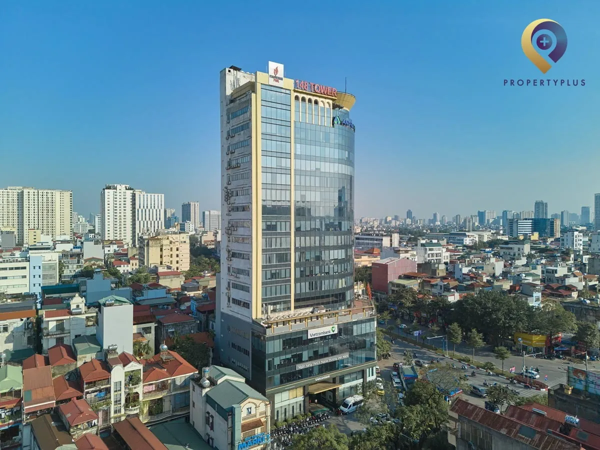 Toàn cảnh tòa nhà PV OIL Building nhìn từ trên cao